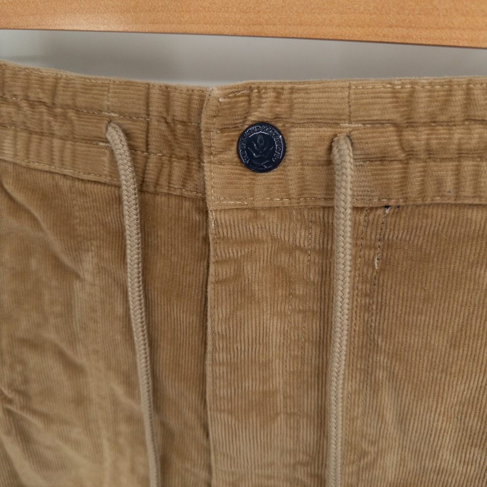 Chubbies Corduroy Shorts Mens M Tan 5.5 Inseam Drawstring Prep Retro Casual - Picture 2 of 8